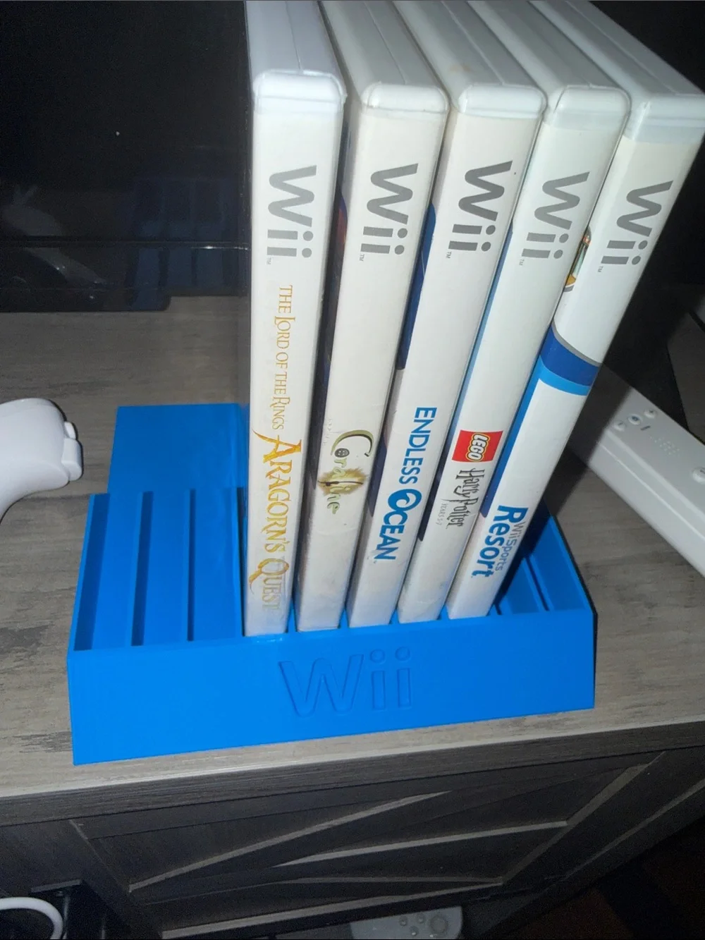 Wii game case storage holder 10 case holder